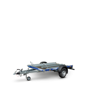wm meyer Motorradtransporter mit Holzboden